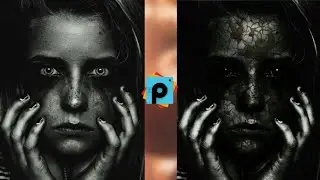 Dark Effect || Face Crack Manipulation || Picsart Tutorial