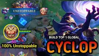 Unstoppable Cyclop Instant Kill Enemies!! - Build Top 1 Global  Cyclop ~ Mobile Legends