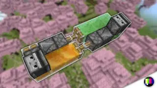 Two Way Flying Machine Tutorial | Minecraft Bedrock 1.20