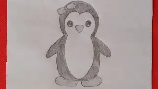 Sevimli Penguen Nasıl çizilir? - Karakalem Çizimleri - To Draw Penguin