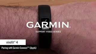Support: Pairing a vívofit® 4 with the Garmin Connect™ App (Apple®)