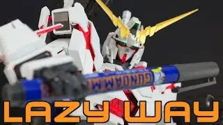 HOW TO PANEL LINE GUNDAMS: THE LAZY ARSE WAY! - PANEL LINING TUTORIAL