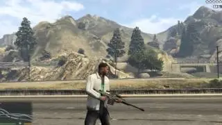 GTA V - Extreme Sniping Distance Gameplay