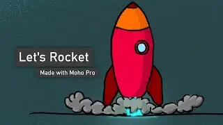 Let's Rocket! Animation (Created with Moho 14) - Wigglepixel