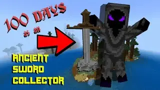 I Survived 100 Days as an ANCIENT SWORD COLLECTOR in Minecraft. Here's What Happened...