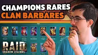 ⚔️ Guide COMPLET sur les RARES de la faction BARBARES ! 💥 | Raid Shadow Legends