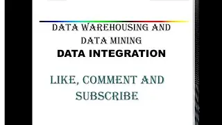 DATA PREPROCESSING: DATA INTEGRATION