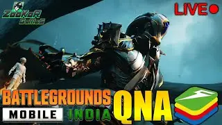 🔴LIVE - BATTLEGROUNDS MOBILE INDIA LIVE WITH TECH SUPPORT QNA