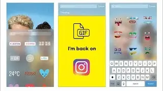 Adding GIFs on Instagram stories | New insta update 😍