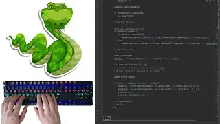 ASMR Programming - Coding Snake Game with Python - No Talking