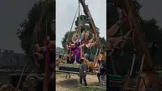Biggest Durga Mata idols Transporting from Sri Choudhary Arts Kalakar Hyderabad  