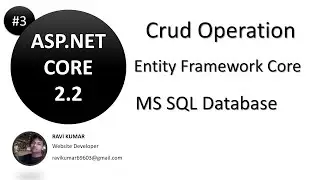 #3 Completed Crud Operation in ASP.NET Core using Entity Framework Core and MS SQL Database