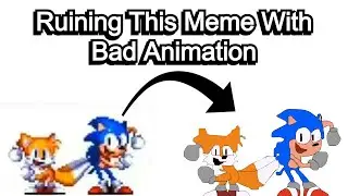 Sonic and Tails Dance but Animated Terribly