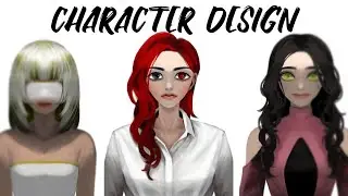 Webtoon “Beyond Time” Character Design Speedpaint/Painting Process (Timelapse w/Voiceover)