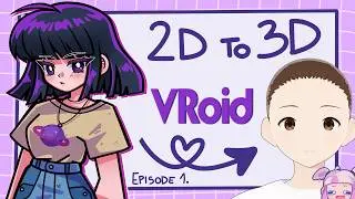 From 2D Art to 3D Model | VRoid Speed Process: Episode 1