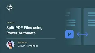 How to split PDF using Power Automate