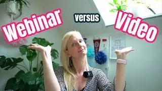 🖊  Webinar vs Youtube Video - Was ist der Unterschied und was solltest Du benutzen?