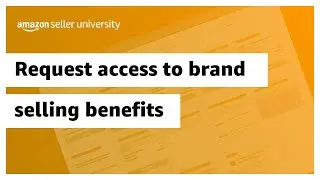 Request access to brand selling benefits