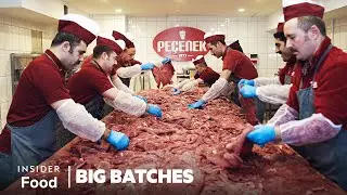 How 1.5 Tonnes Of Döner Kebab Is Made Every Day At This Legendary Kebab Shop In Turkey | Big Batches