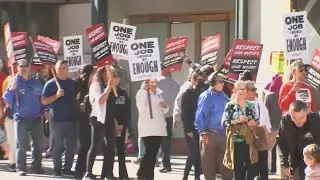 Thousands of hotel workers hit the picket line in San Francisco