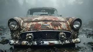 ASMR Car Restoration | 1955 Ford Thunderbird From Sunken to Stunning #asmrrestoration