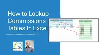 How to Lookup Commissions Tables in Excel