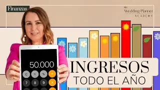 - 📆👰🏽‍♀️  INGRESOS ESTABLES como organizador de bodas todo el año