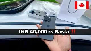 iPhone 15 vs 15 Pro Max 🇨🇦 1st Day (Book & Pickup)