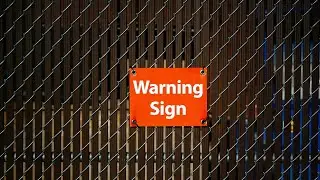 Important Indicator Flashing Warning Sign