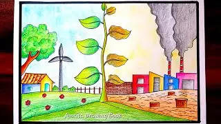 Save Environment Poster Easy | Environment Day Drawing easy | World Environment Day |Creative Poster