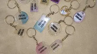 RESIN Keychains for NAMING CEREMONY @FIYAFASHION