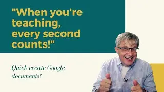 3 ways to quickly create Google documents (Docs/Sheets/Slides) plus a bonus!