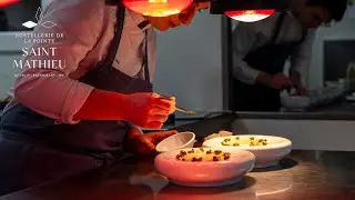 Hostellerie de la Pointe Saint-Mathieu | Raie de nos côtes, ail noir, choux fleur et bigorneaux