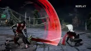 Soul Calibur 6 Hornet from Hollow Knight vs Cinder Fall from Rwby