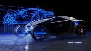 Drake Concept Car in Blender