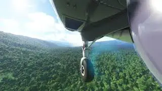 AMAZING LANDING VIEW-Papa New Guinea Kokoda-MSFS 2020-CESSNA 200 B
