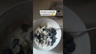 Simple blueberry pancakes #shorts