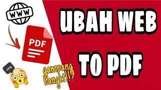 CARA MENGUBAH WEB MENJADI PDF tanpa aplikasi ketiga, hanya 5 detik!!?