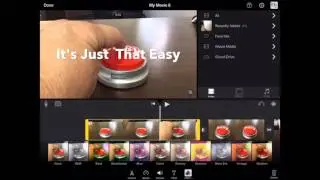07 - iMovie App:  Working with Transitions