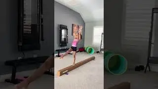 Clean performance on the BALANCE BEAM!🤸 
