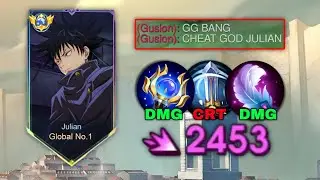 FINALLY!! NEW JULIAN ONESHOT BUILD IS HEREEE!! SUPER INSANE DAMAGE! (you must try) - MLBB