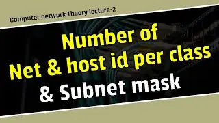 Number of network and host ip in every class\what is subnet mask in bangla\Bangla tutorial.