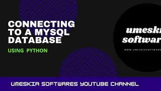 HOW TO CONNECT TO A MYSQLI DATABASE USING PYTHON