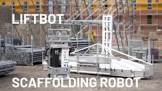 LIFTBOT - the robotic digital worker for scaffolding from KEWAZO