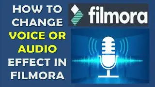 How to Change Voice or Audio Effect in Wondershare Filmora