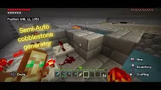 Semi-auto cobblestone generator