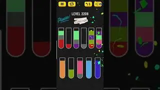 Water Sort Puzzle - Level 2207, 2208, 2209 & 2210
