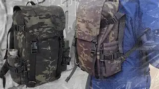 Небольшой рюкзак из кордуры на утяжке чёрный мультикам