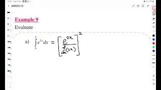 Definite Integration E9a
