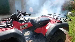 The Smokiest Little ATV Suzuki Quad Runner 250